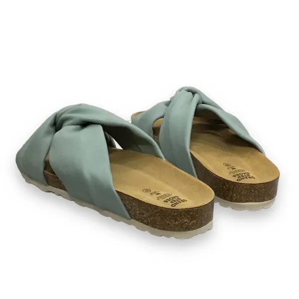 Grand Step Shoes Grand Step Shoes Knotenpantoletten Senna, Grün (salbei), – Produktbild 3 von 4