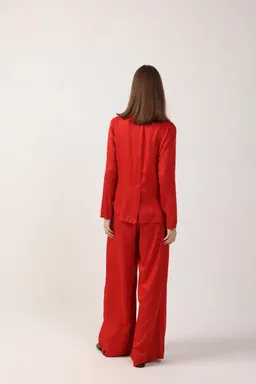 Neu Nomads Neu Nomads Damen vegan Hose Garbo Rot – Produktbild 1 von 1