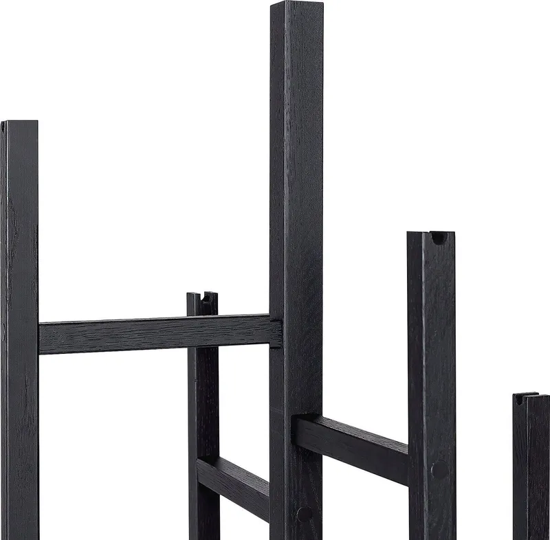 Woodman Garderobenständer Eigen, Kleiderständer, Dielenmöbel, (Made in Europe), im skandinavian Design, aus keilverzinkter massiver Buche, FSC®, Schwarz, – Produktbild 1 von 5