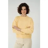 Kultgut Kultgut Goodness Sweater 100% Bio-Baumwolle - Ein schöner Allrounder im Boxistyle, Gelb, – Produktbild 1 von 1