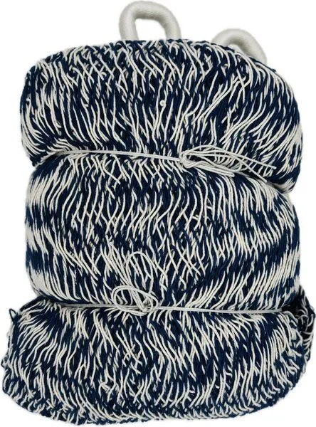 MacaMex MacaMex Solea Netzhängematte XL Baumwolle, Nautica (blau-weiß), – Produktbild 4 von 4