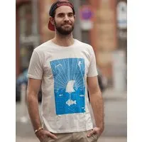 päfjes päfjes Fin Flosse - Fair Wear T-Shirt - Männer - Natur – Produktbild 1 von 1