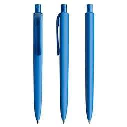 prodir prodir® Druckkugelschreiber DS8 Soft Touch PRR Push, blaue Mine, blau – Produktbild 1 von 1