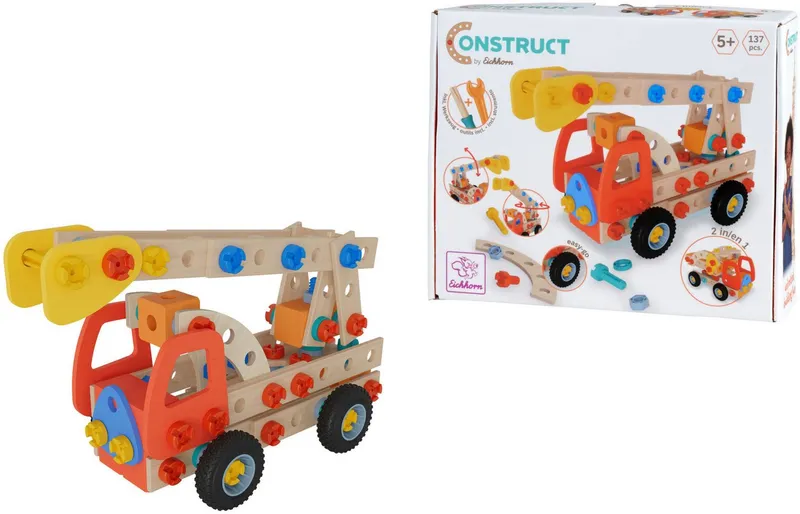 eichhorn eichhorn Constructor Feuerwehr Konstruktionsspielsteine, (137 St), Bunt, – Produktbild 2 von 5