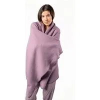 Living Crafts Living Crafts Fleece-Plaid - CAMBRIDGE, Mauve (lila), – Produktbild 1 von 1
