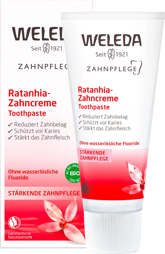 Weleda WELEDA Ratanhia-Zahncreme 75 ml Zahnpasta – Produktbild 1 von 1