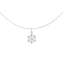 pakilia pakilia Silber Kette Steuerrad Fair-Trade und handmade – Produktbild 1 von 1