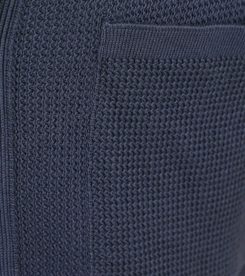 KnowledgeCotton Apparel KnowledgeCotton Apparel Knitted Top Dunkelblau - Größe M, Dunkelblau, – Produktbild 3 von 3