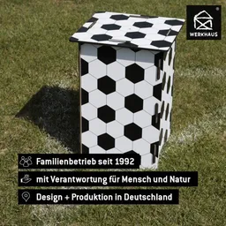 WERKHAUS WERKHAUS Photohocker - Fußballmuster – Produktbild 1 von 1