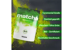 Kemes Tee Matcha Pulver Ceremonial Grade ideal zum Trinken für Matcha-Getränke, 1 x (Packung, Matcha Pulver in BIO-Qualität) – Produktbild 1 von 1
