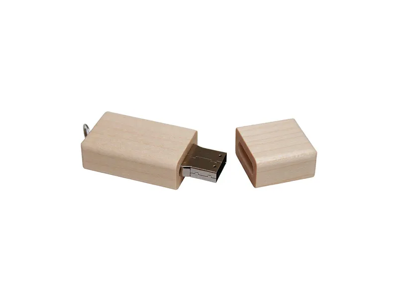 USB-Stick aus Ahornholz, 16 GB, PEFC-zert. – Produktbild 2 von 2