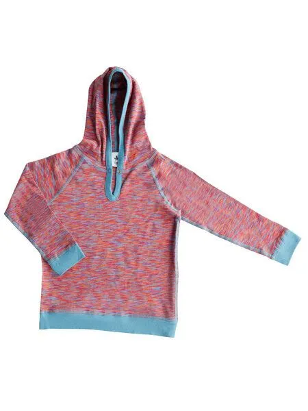 Leela Cotton Leela Cotton Baby/Kinder Kapuzenshirt Bio-Baumwolle, Flamme, – Produktbild 1 von 2
