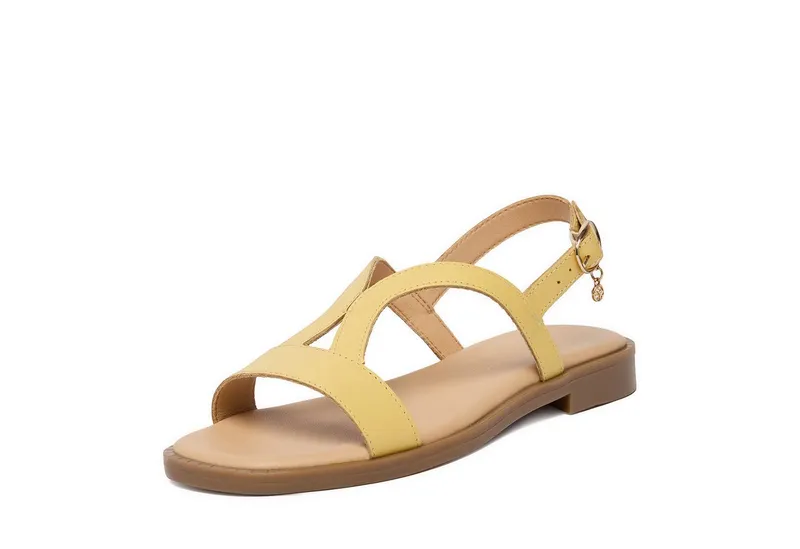LASOCKI Damen-Sandalen Gelb Sandale, Gelb, – Produktbild 3 von 4