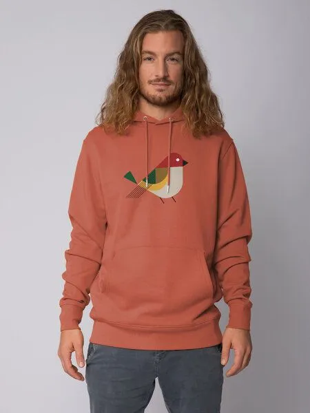 watapparel watapparel Hoodie Unisex Vogel, Heritage brown, – Produktbild 1 von 3