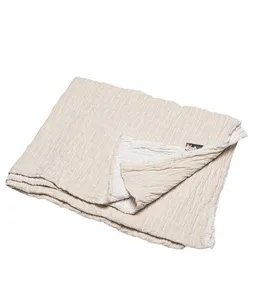 david fussenegger David Fussenegger Leinenplaid Tagesdecke Streifen 110 x 170 aus Recycling-Baumwolle – Produktbild 1 von 1