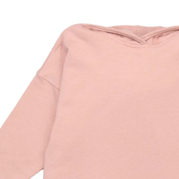 Walkiddy Kinder Kapuzenkleid GOTS zertifiziert, Bio-Baumwolle, rosa, „Cat Pink“, weich & bequem, Langarm – Walkiddy, Pink, – Produktbild 2 von 2