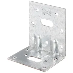 Alberts ALBERTS Schwerlast-Winkelverbinder m. zwei Sicken, sendzimirverzinkt, TxHxB 50x77x64 mm – Produktbild 1 von 1