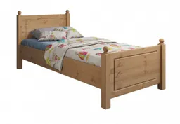 OTTO home Massivholzbett Mila, hohe Belastbarkeit Jugendbett,! FSC® zertifiziertes Massivholz (Breite/Belastbarkeit 180cm/220 KG, 140cm/180 KG, 90cm/=120 KG), aus massiver Kiefer, inklusive Lattenrost – Produktbild 1 von 1