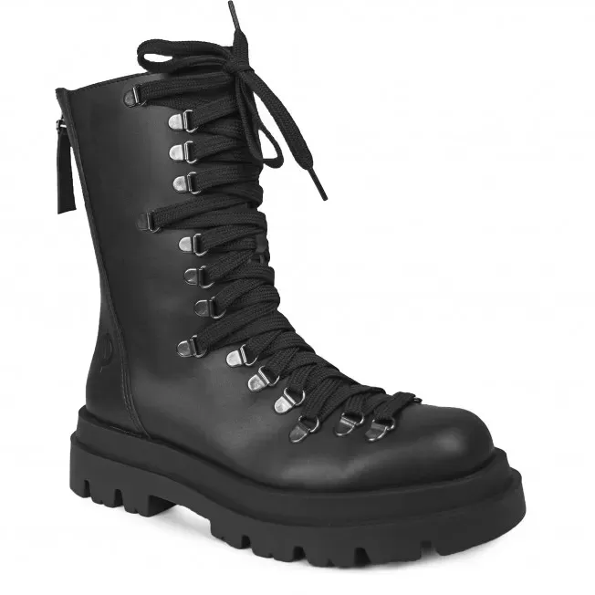 Altercore Altercore Damen vegan Stiefel Lara, Schwarz, – Produktbild 3 von 3