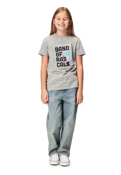 Band of Rascals Band of Rascals School Block T-Shirt, Grey, – Produktbild 3 von 4