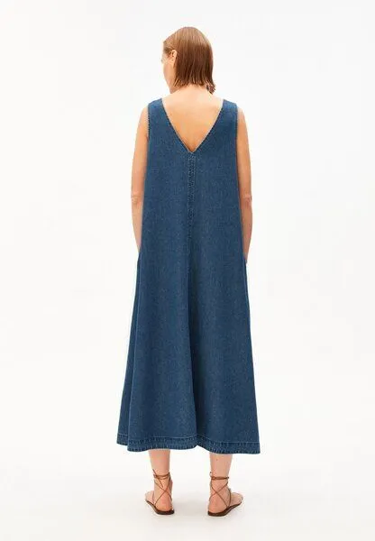 ARMEDANGELS ARMEDANGELS DENIM V-NECK Damen Bio-Baumwoll Mix, Blue, – Produktbild 2 von 4