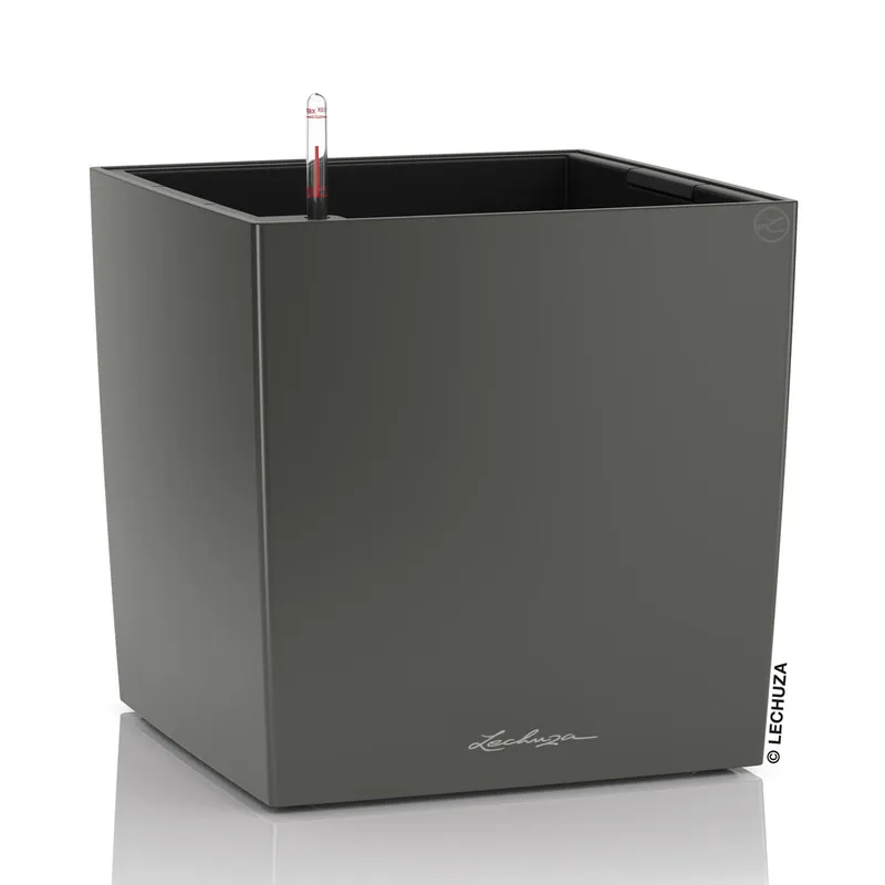 Lechuza® Lechuza® 'Cube 40', anthrazit, ca. 39 x 39 x H 40 cm, Grau, – Produktbild 1 von 1