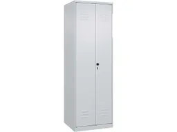C+P C+P PSA Doppel-Spind Classic PLUS, 2 Abteile, 1850x600x500mm, Lichtgrau/Lichtgrau – Produktbild 1 von 1