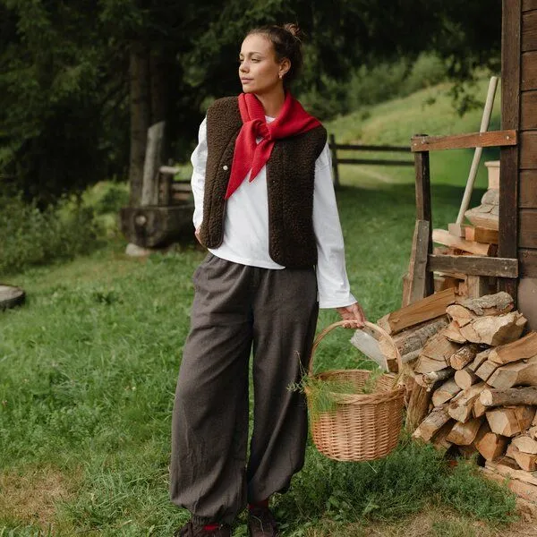 NORDLICHT NORDLICHT Dreiecksschal Vea klein, Rot, – Produktbild 4 von 4