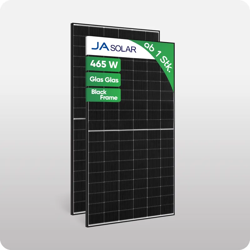 JA Solar 465W JA Solar Monofacial JAM54D40 LR Solarmodul - Preis inkl. MwSt. gem. § 12 Abs. 3 UStG – Produktbild 1 von 2