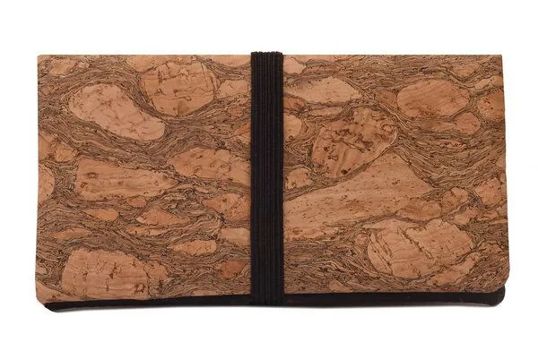 Simaru Simaru Stabile und wasserfeste Tabaktasche "BARREIRO" aus Kork und feinem Oxfordstoff., Natural, – Produktbild 8 von 8