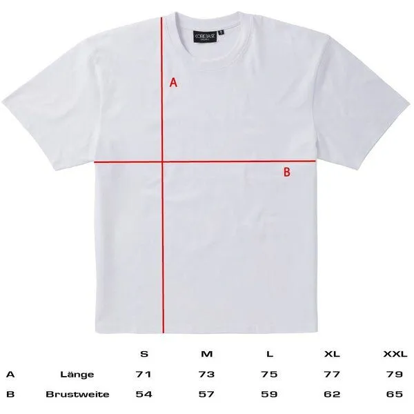 COREBASE COREBASE T-Shirt "BoxFit" aus 100% Bio-Baumwolle, Deep puple (lila), – Produktbild 1 von 3