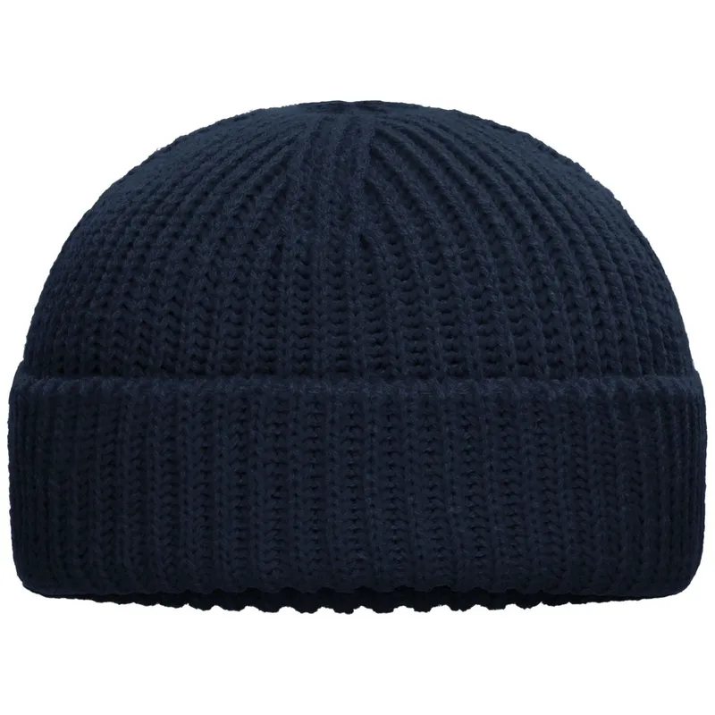 Myrtle Beach myrtle beach modische Strickmütze mit Umschlag MB7408 Gr. onesize navy – Produktbild 1 von 1