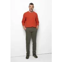 M 5 BY MEYER M 5 BY MEYER Chino in Mikro Struktur, Grün (oliv), – Produktbild 3 von 6
