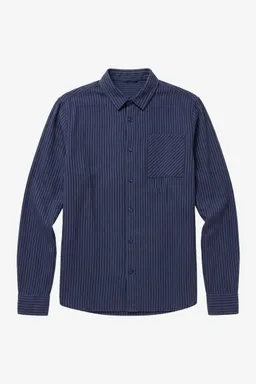 KnowledgeCotton Apparel KnowledgeCotton Apparel Herren vegan Hemd Dune Regular Stripe Mehrfarbig Kariert – Produktbild 1 von 1