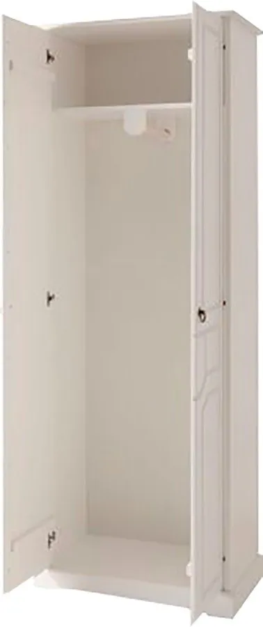 OTTO home Garderobenschrank (Made in Europe) Breite 67 cm, aus massiver Kiefer, FSC®-zertifiziert, Weiß, – Produktbild 4 von 5