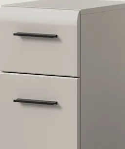 Inn.Furn Kommode Cover (Badschrank in Kaschmir / Sand, 2-türig, 60 x 80 cm), mit viel Stauraum – Produktbild 1 von 1