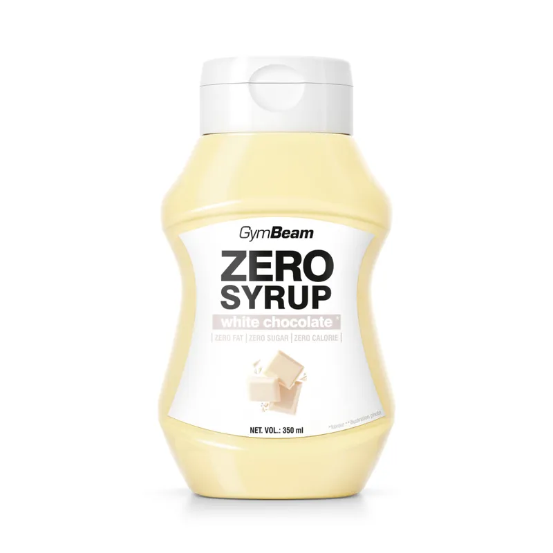 GymBeam Food GymBeam ZERO SYRUP Weiße Schokolade 350 ml – Produktbild 1 von 1