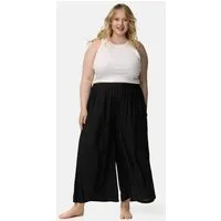 paigh paigh Culotte Einfarbig Plus Size, Schwarz, – Produktbild 1 von 1
