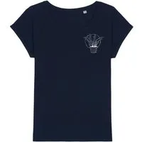 ilovemixtapes ilovemixtapes Women T-Shirt mit Kaktus aus 100% Biobaumwolle mit gerollten Ärmeln – Produktbild 1 von 1