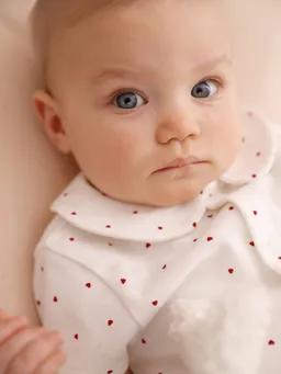 Vertbaudet Geblümter Baby Overall – Produktbild 1 von 1