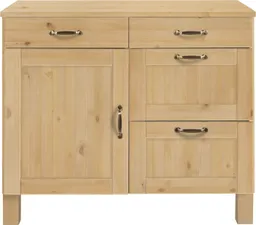 Home affaire Unterschrank Alby Breite 100 cm, 1 Tür, 4 Schubladen – Produktbild 1 von 1