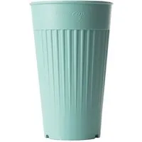reMAIN reMAIN MAINcup - 4 St. nachhaltige Mehrweg-Trinkbecher 400 ml aus recyceltem Kunststoff – Bruchfest, Spülmaschinenfest & Stapelbar – Perfekt für Cocktails, Kinder, Gastro & Outdoor, Mintblau, – Produktbild 2 von 3
