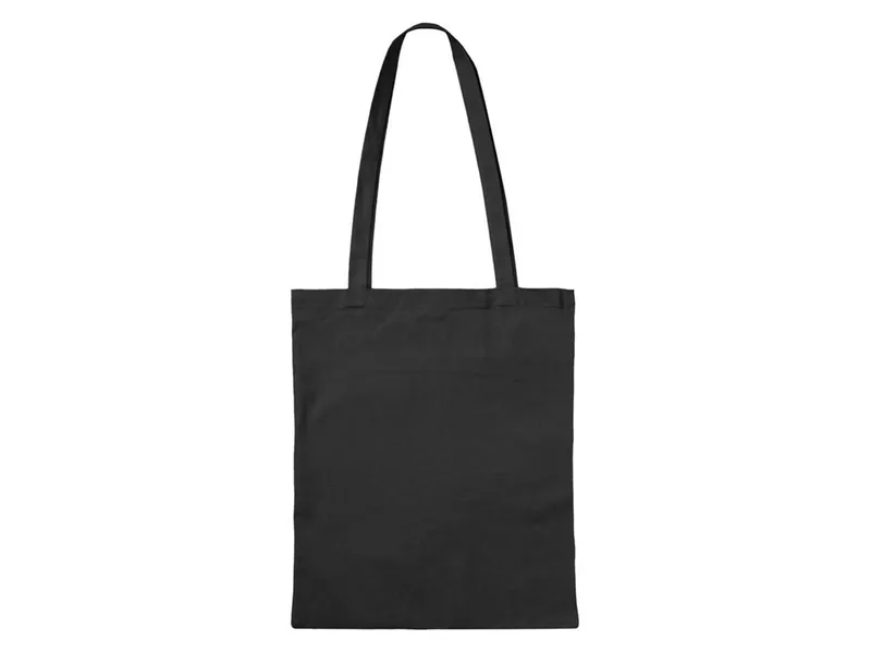 Memo Memo Baumwoll-Tragetaschen,schwarz 38x42 cm mit zwei langen Henkeln – Produktbild 1 von 1