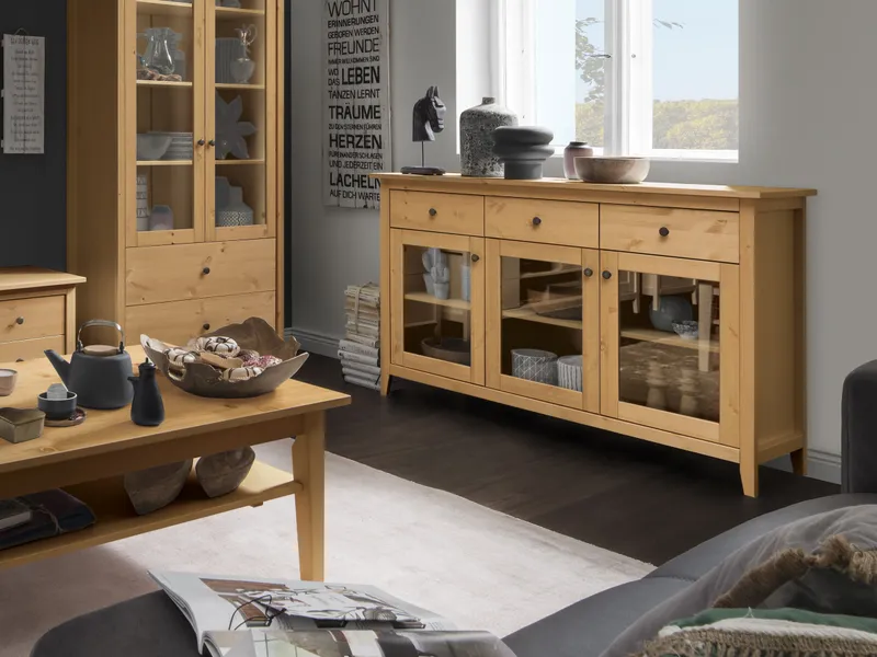 allnatura Sideboard "Tusa" Variante 02, Weiß, – Produktbild 2 von 2