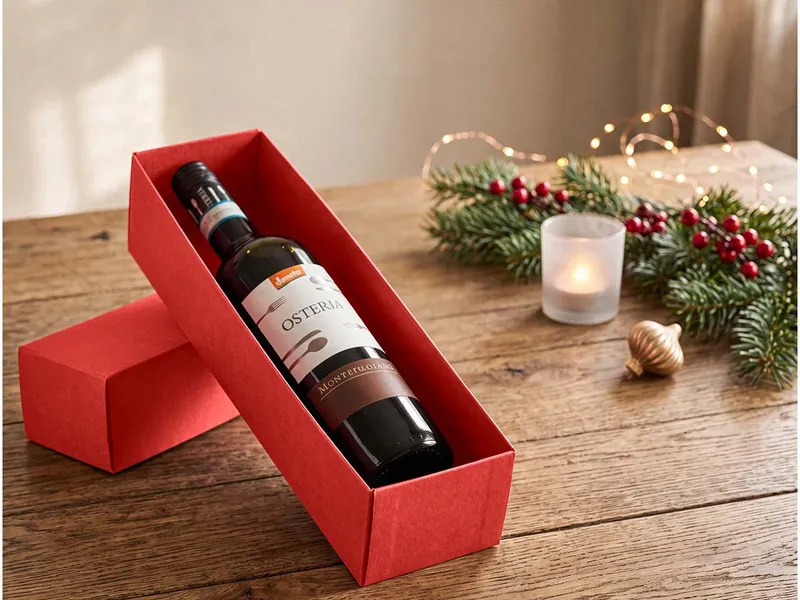 Bio-Rotwein Montepulciano "OSTERIA" DOC, 750 ml, in Geschenkverpackung – Produktbild 1 von 1