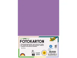 folia folia Fotokarton, 300 g/m², 50 x 70 cm, 10 Bogen, flieder – Produktbild 1 von 1