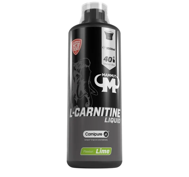 Mammut Nutrition Mammut Nutrition L-Carnitine Liquid - Limette - 1000 ml Flasche Flüssigkeit – Produktbild 2 von 5