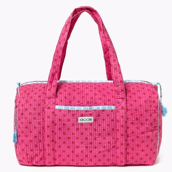 KIKOONI KIKOONI handgefertigte große Baumwolltasche "K. Shopper", Dizzy dots love, – Produktbild 1 von 4