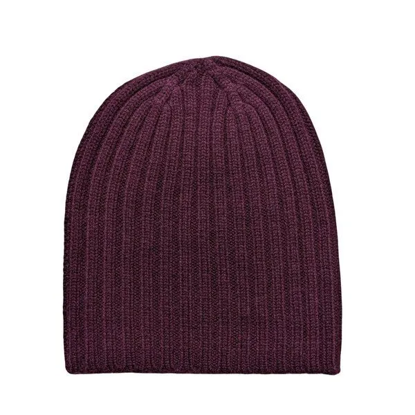 Wooliie Wooliie 100% Kaschmirmütze pflanzlich gefärbt Unisex, Rot, – Produktbild 1 von 3