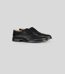 Solari Milano Solari Milano Herren vegan Oxford Brogue Schwarz – Produktbild 1 von 1